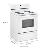 Whirlpool 4.8 cu. ft. electric range with Keep Warm setting WFC315S0JW