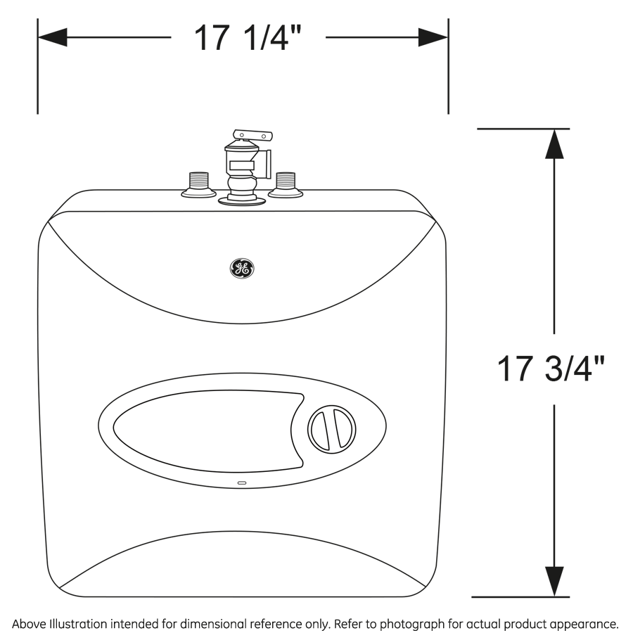 GE® 6 Gallon Electric Point of Use Water Heater GE06P08BAR