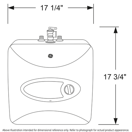 GE® 6 Gallon Electric Point of Use Water Heater GE06P08BAR