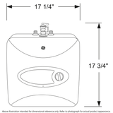 GE® 6.5 Gallon Electric Point of Use Water Heater GE06P08BAW