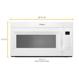 Whirlpool 1.9 cu. ft. Capacity Steam Microwave with Sensor Cooking WMH32519HW