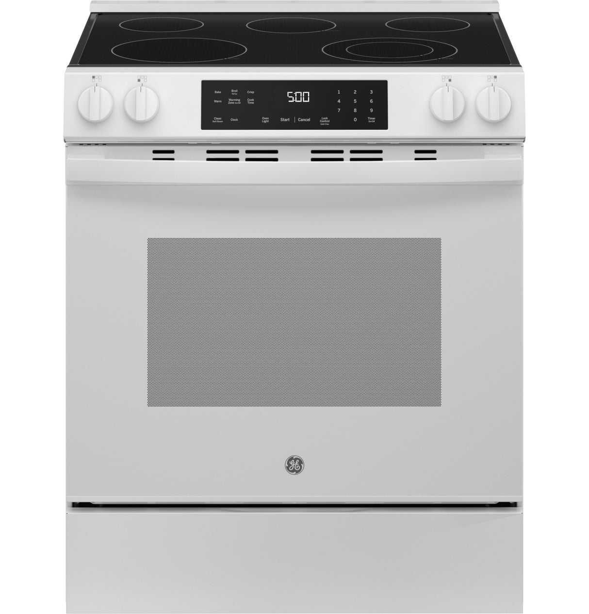 GE® 30" Slide-In Electric Range GRS500PVWW