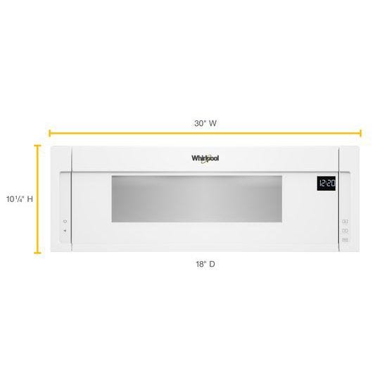 Whirlpool 1.1 cu. ft. Low Profile Microwave Hood Combination WML55011HW