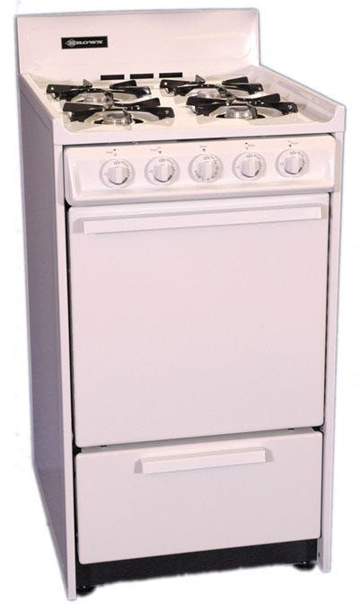 Brown 20" Free Standing Gas Range WNM110-7