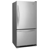 Whirlpool 33-inches wide Bottom-Freezer Refrigerator WRB322DMBM