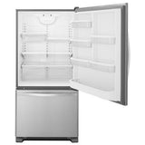 Whirlpool 33-inches wide Bottom-Freezer Refrigerator WRB322DMBM