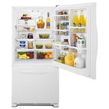 Whirlpool 33-inches wide Bottom-Freezer Refrigerator WRB322DMBW