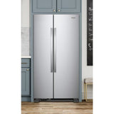 Whirlpool 36-inch Wide Side-by-Side Refrigerator - 25 cu. ft. WRS315SNHM