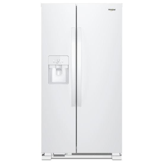 Whirlpool® 33-inch Wide Side-by-Side Refrigerator - 21 cu. ft. WRS321SDHW