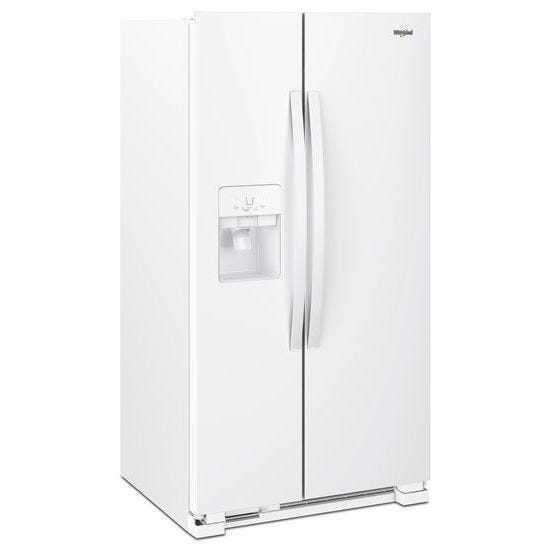 Whirlpool® 33-inch Wide Side-by-Side Refrigerator - 21 cu. ft. WRS321SDHW