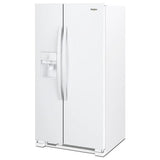 Whirlpool® 33-inch Wide Side-by-Side Refrigerator - 21 cu. ft. WRS321SDHW