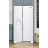 Whirlpool® 33-inch Wide Side-by-Side Refrigerator - 21 cu. ft. WRS321SDHW