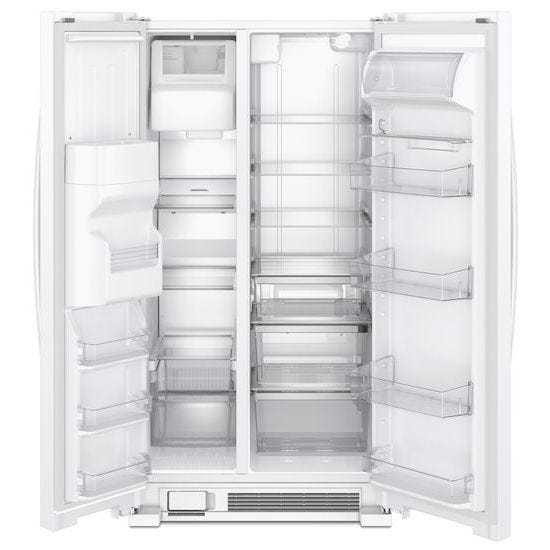 Whirlpool® 36-inch Wide Side-by-Side Refrigerator - 25 cu. ft. WRS325SDHW