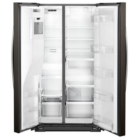 Whirlpool 36-inch Wide Counter Depth Side-by-Side Refrigerator - 21 cu. ft. WRS571CIHV