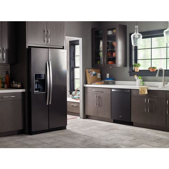 Whirlpool 36-inch Wide Counter Depth Side-by-Side Refrigerator - 21 cu. ft. WRS571CIHV