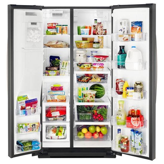 Whirlpool® 36-inch Wide Side-by-Side Refrigerator - 28 cu. ft. WRS588FIHZ