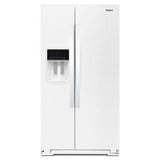 Whirlpool® 36-inch Wide Side-by-Side Refrigerator - 28 cu. ft. WRS588FIHW