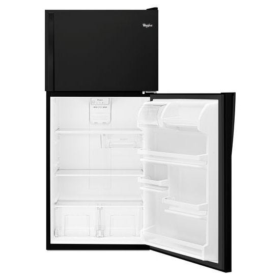 Whirlpool 30-inch Wide Top-Freezer Refrigerator with Flexi-Slide Bin WRT318FZDB