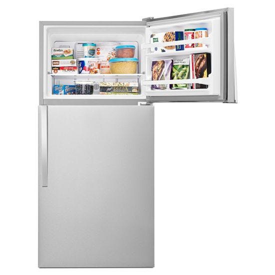 Whirlpool 30-inch Wide Top-Freezer Refrigerator with Flexi-Slide Bin WRT318FZDM