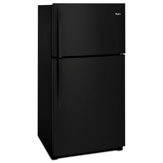 Whirlpool 33-inch Wide Top-Freezer Refrigerator with LED Interior Lighting WRT511SZDB