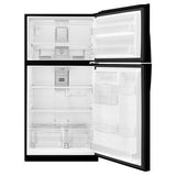 Whirlpool 33-inch Wide Top-Freezer Refrigerator with LED Interior Lighting WRT511SZDB