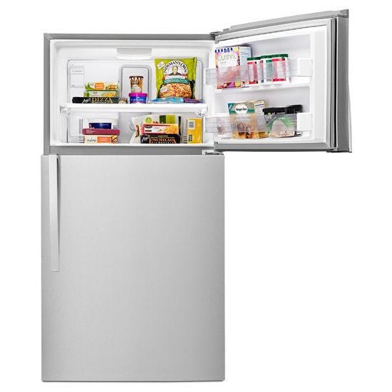 Whirlpool 33-inch Wide Top-Freezer Refrigerator with LED Interior Lighting WRT511SZDM