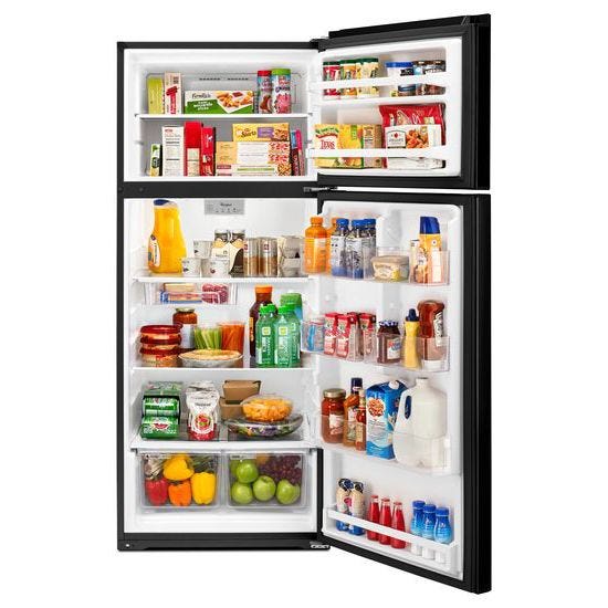 Whirlpool 28-inch Wide Refrigerator Compatible With The EZ Connect Icemaker Kit 18 Cu. Ft. WRT518SZFB