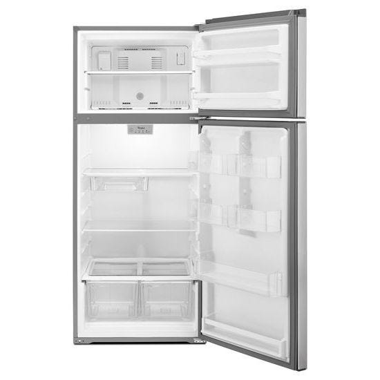 Whirlpool 28-inch Wide Refrigerator Compatible With The EZ Connect Icemaker Kit 18 Cu. Ft. WRT518SZFM