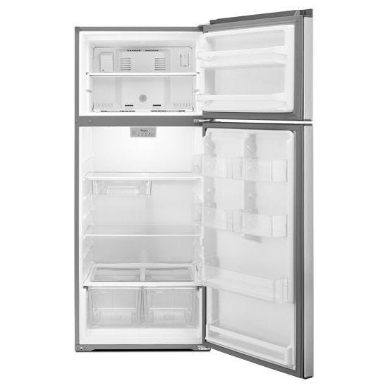 Whirlpool 28-inch Wide Refrigerator Compatible With The EZ Connect Icemaker Kit 18 Cu. Ft. WRT518SZFM