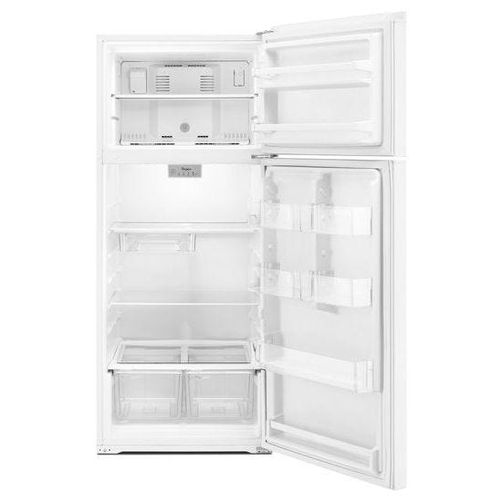 Whirlpool 28-inch Wide Refrigerator Compatible With The EZ Connect Icemaker Kit 18 Cu. Ft. WRT518SZFW