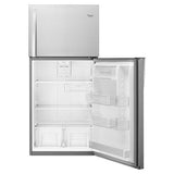 Whirlpool 30-inch Wide Top Freezer Refrigerator - 19 cu. ft. WRT519SZDG