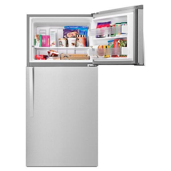 Whirlpool® 30-inch Wide Top-Freezer Refrigerator with LED Interior Lighting WRT519SZDM