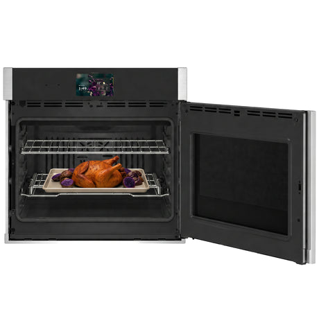 GE Profile™ 30" Smart Built-In Convection Single Wall Oven with Right-Hand Side-Swing Doors PTS700RSZSS
