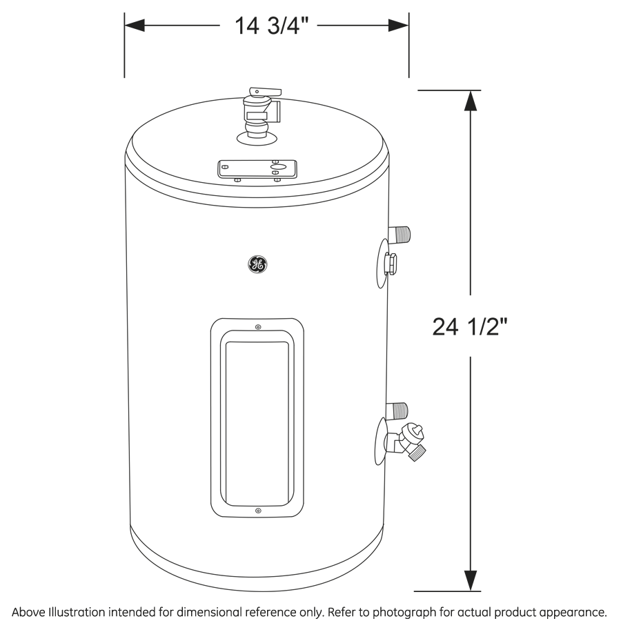 GE® 10 Gallon Electric Point of Use Water Heater GE10P08BAR