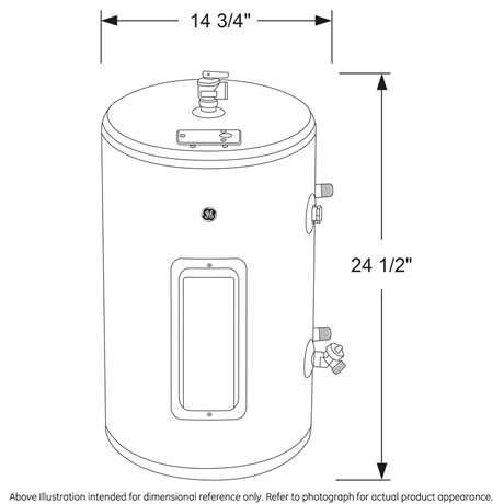 GE® 10 Gallon Electric Point of Use Water Heater GE10P08BAR