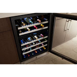 Whirlpool 24-inch Wide Undercounter Wine Center with 46-Bottle Wine Storage WUW55X24HS