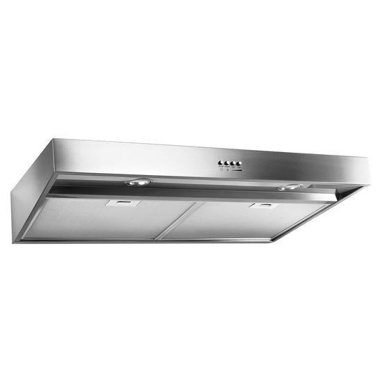 30" Range Hood with dishwasher-safe full-width grease filters WVU37UC0FS