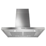 30" Stainless Steel Wall Mount Flat Range Hood WVW57UC0FS