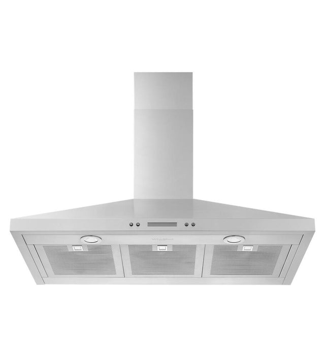 Whirlpool 36" Chimney Wall Mount Range Hood with Dishwasher-Safe Grease Filters WVW93UC6LZ