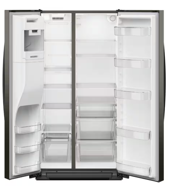 Whirlpool 36-inch Wide Side-by-Side Refrigerator - 28 cu. ft. WRSF5536RV