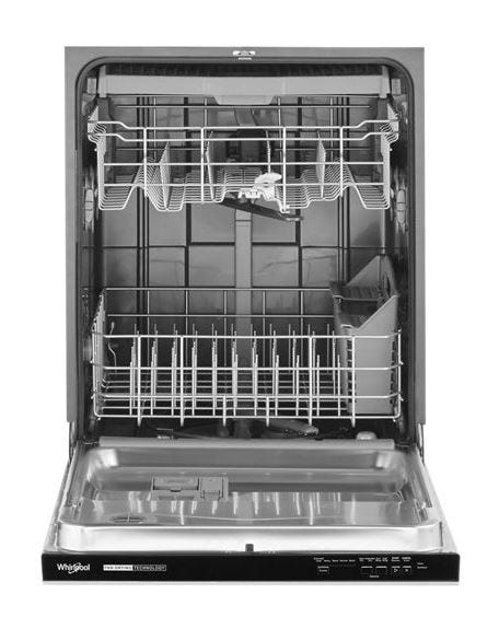 Whirlpool 51 dBA Quiet Dishwasher with 3rd Rack and Pocket Handle WDP730HAMZ