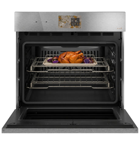 CAFÉ™ 30" Smart Built-In Convection Single Wall Oven in Platinum Glass CTS90DM2ZS5