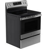 GE Profile™ ENERGY STAR® 30” Smart Free-Standing Electric Convection Range with No Preheat Air Fry and EasyWash™ Oven Tray PRF700AYFS