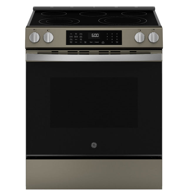 GE® 30" Slide-In Electric Convection Range with No Preheat Air Fry GRS600AVES