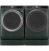 GE Profile™ ENERGY STAR® 7.8 cu. ft. Capacity Smart Front Load Electric Dryer with Steam and Sanitize Cycle PFD95ESPWGN