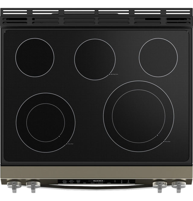 GE® 30" Slide-In Electric Convection Range with No Preheat Air Fry GRS600AVES