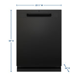 GE Fingerprint Resistant Top Control with Stainless Steel Interior Dishwasher with Sanitize Cycle GDP670SGVBB