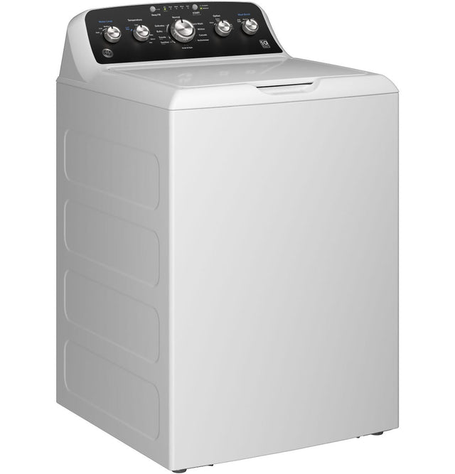 GE 4.6 cu. ft. Capacity Washer with Stainless Steel Basket,Cold Plus and Wash Boost GTW480ASWWB