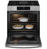 GE® 30" Slide-In Front-Control Gas Range GGS500PVSS