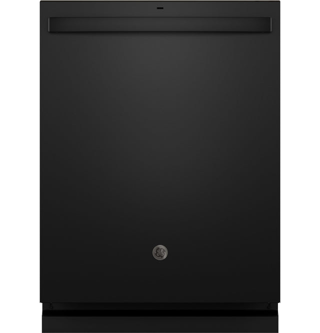 GE Top Control with Stainless Steel Interior Dishwasher with Sanitize Cycle GDT670SGVBB-Black